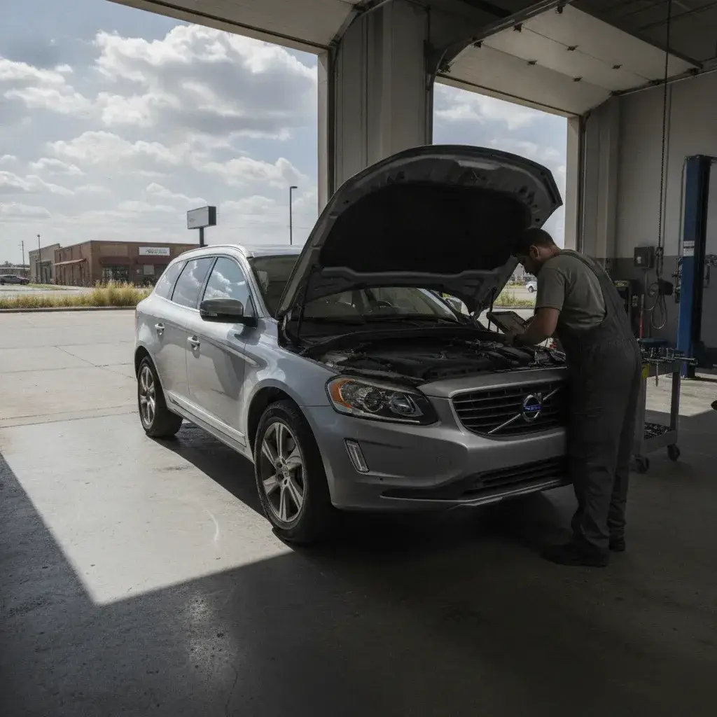 Volvo XC60 repair at Oklahoma City auto shop near OCCC
